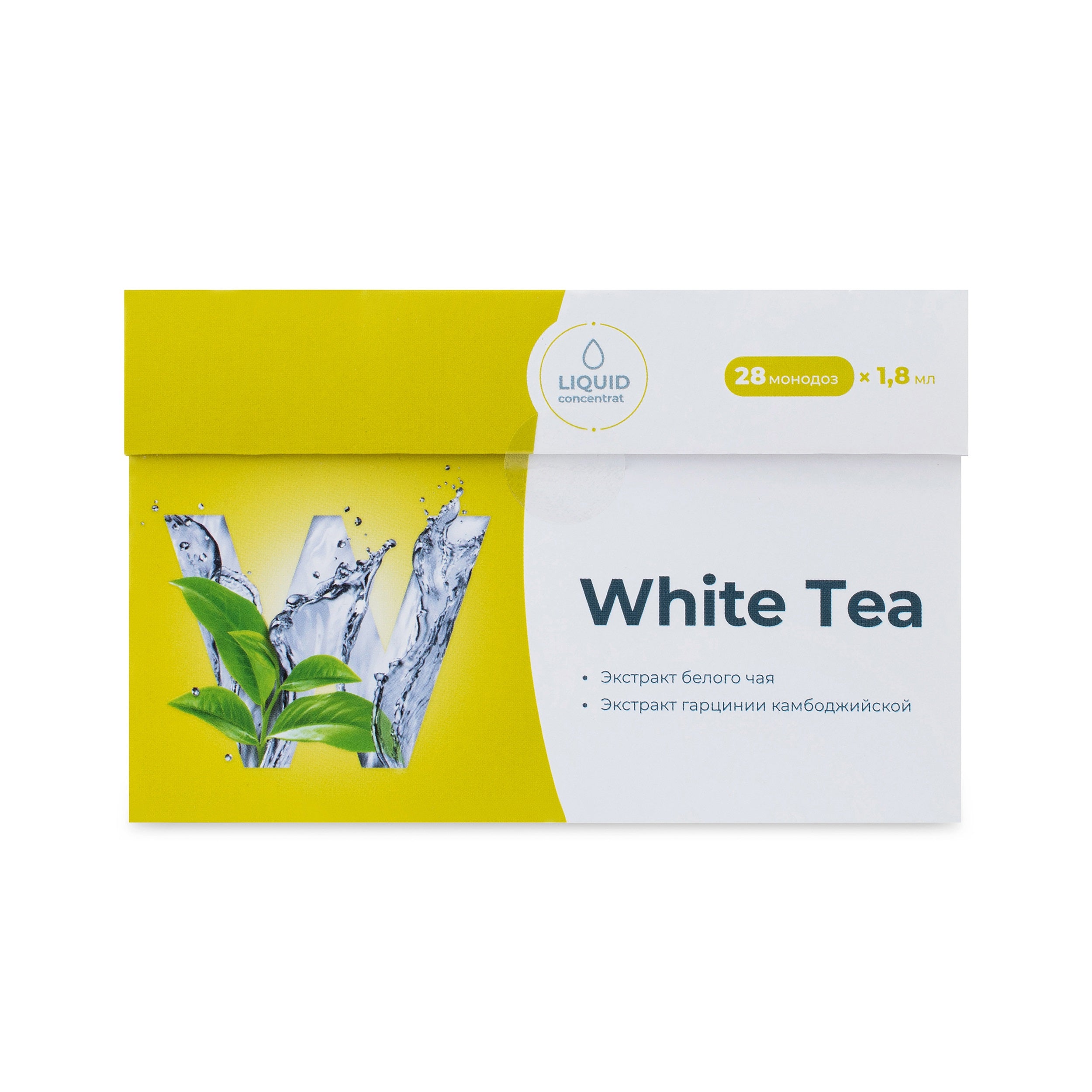 White Tea Drink Concentrate, 28 monodoses